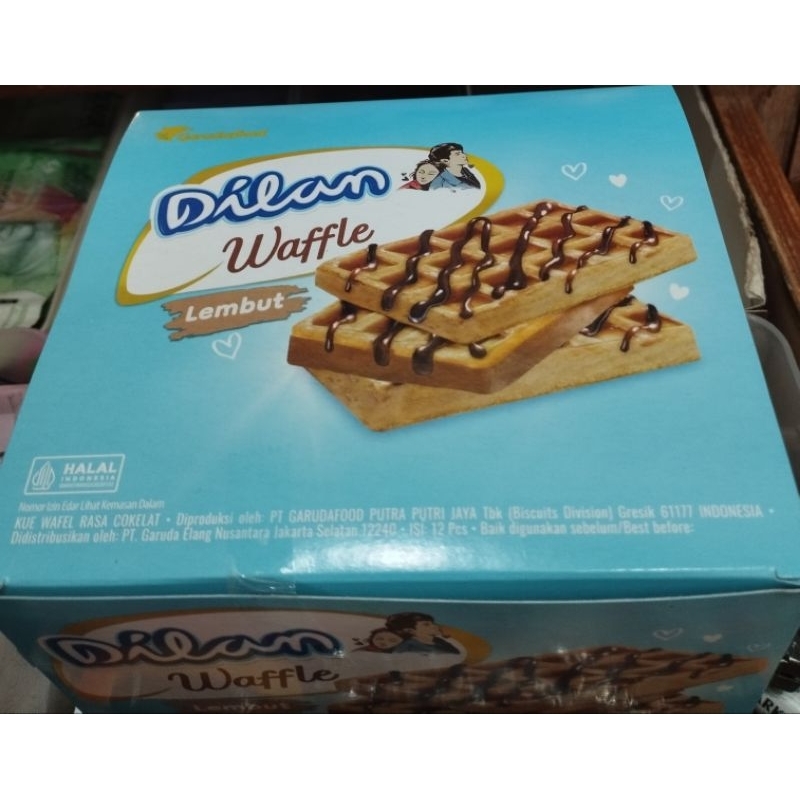 

dilan,waffle,rasa,coklat,12pcs,x16gr