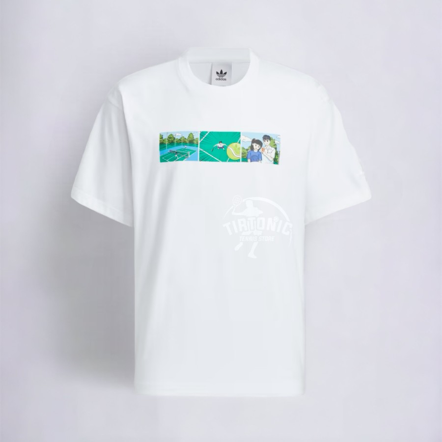 Baju Tenis Adidas Original Court Story Putih BNWT