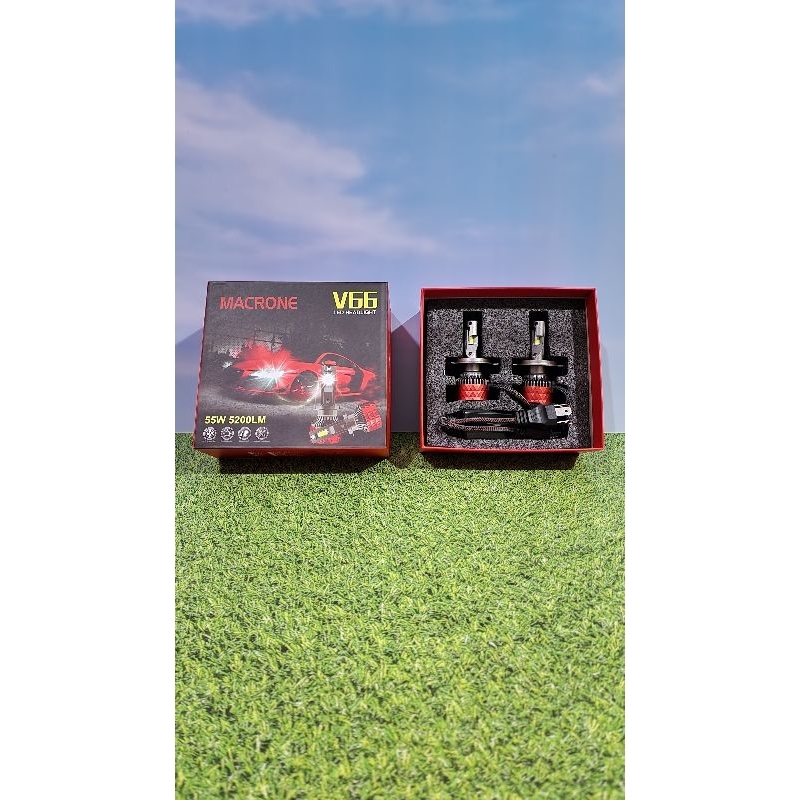 V66 Macrone Led H4 55Watt 6000K
