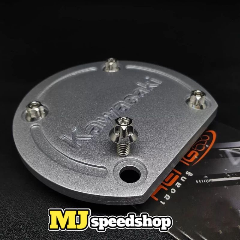 BAUT COVER LOGO TUTUP BLOK KOPLING MAGNET NINJA R SS RR KIS ZX 150 PROBOLT ORIGINAL THAILAND