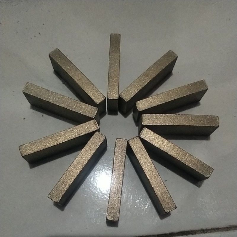 segment diamond/segment mata bor sumur/segment bor coring/segment mata piso batu hitam andesit