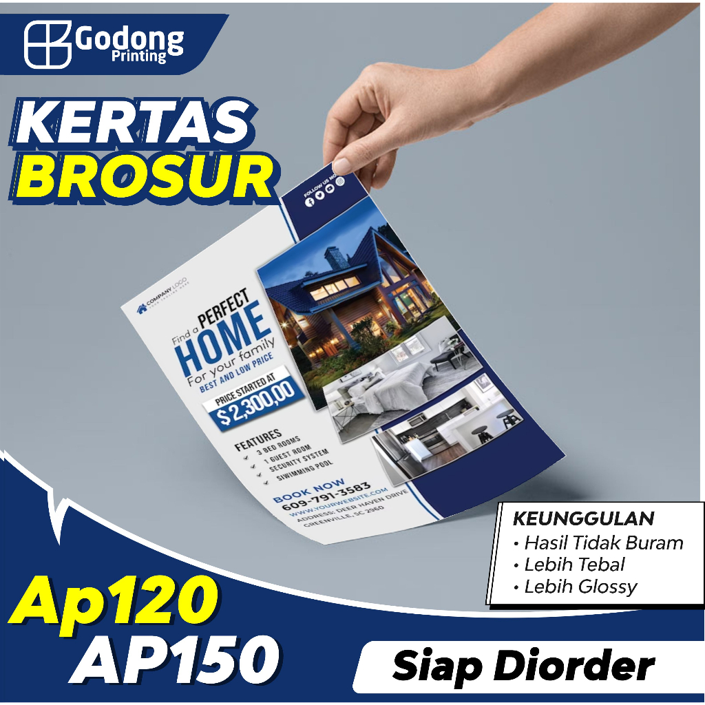 

CETAK BROSUR TERMURAH [ 1 SISI / 2 SISI ] || BROSUR || AP120 || AP150 || KERTAS LUCU || Selebaran