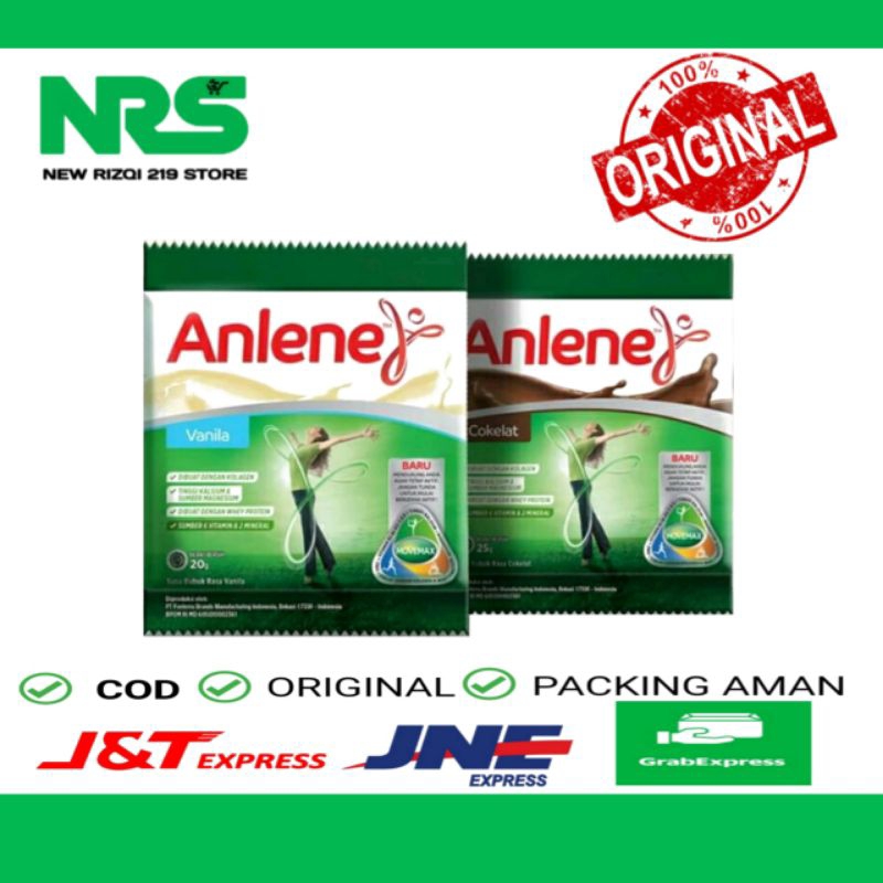 

Susu Anlene Sachet Coklat / Vanila ( Isi 5pcs )