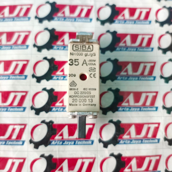 Fuse NH000 NH 000 35A 500V SIBA Limited