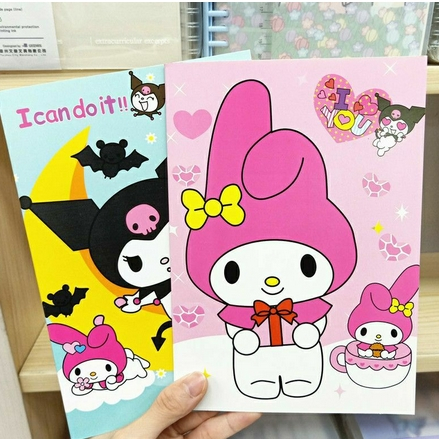 

Buku Sanrio Notebook Bergaris Momo Cute Dino Book