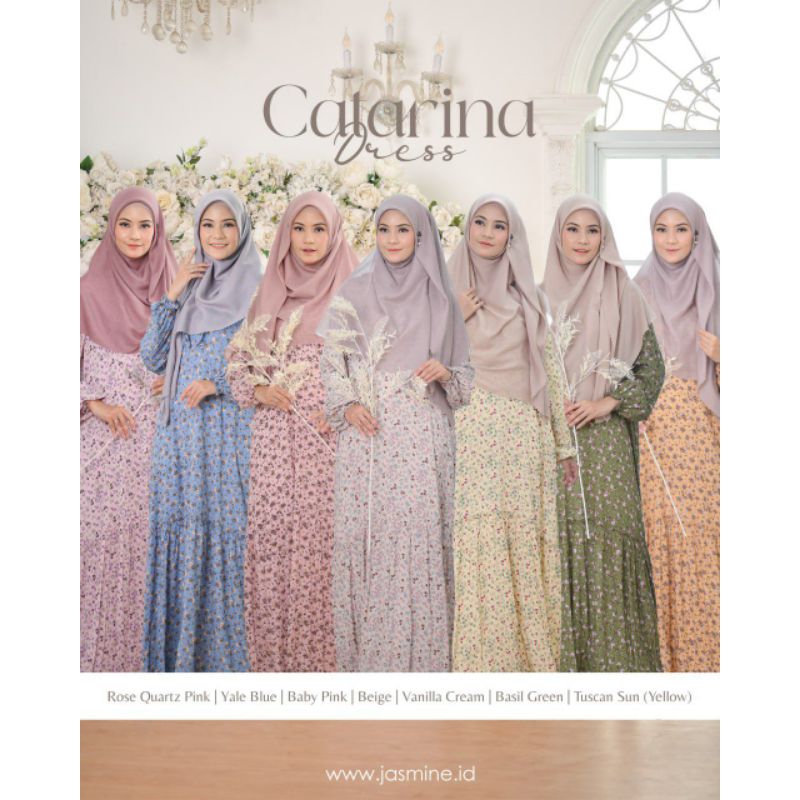 [Rayon Crinkle] CATARINA DRESS BY JASMINE LIDIA HADIWINOTO GAMIS KATUN | GAMIS SHABBY | GAMIS CHIC |