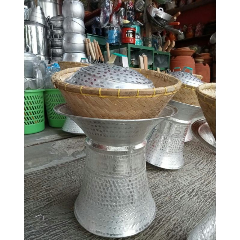 seeng dangdang alumunium+tutup free kukusan bambu