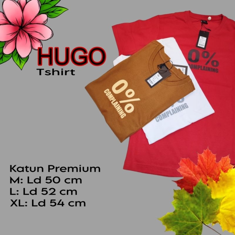 Tshirt Hugo Original/kaos pria-wanita/kaos hugo/atasan pria-wanita