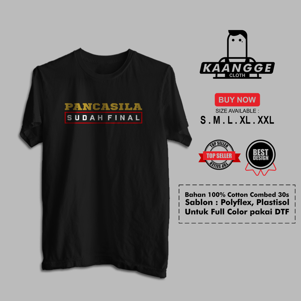 Kaos Pancasila Sudah Final Baju Distro