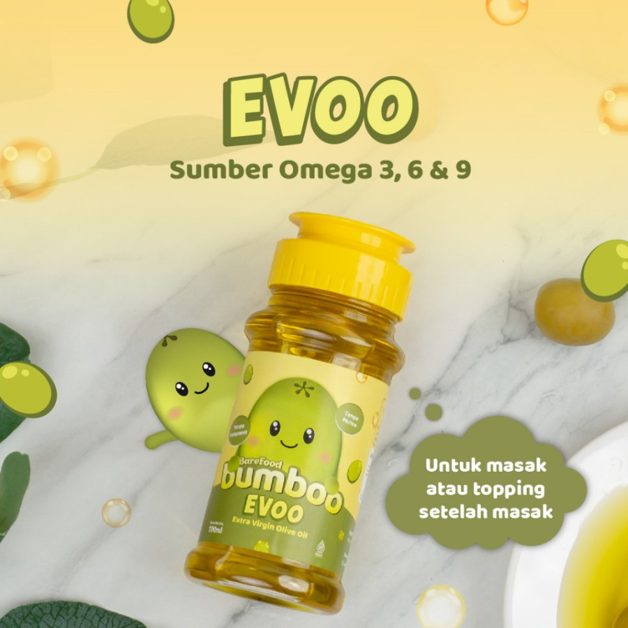 Bumboo Fat Oil Minyak MPASI Bahan Alami Tanpa Perisa &amp; Pengawet 100ml  Beef Chicken Fat Oil Canola Oil Evo