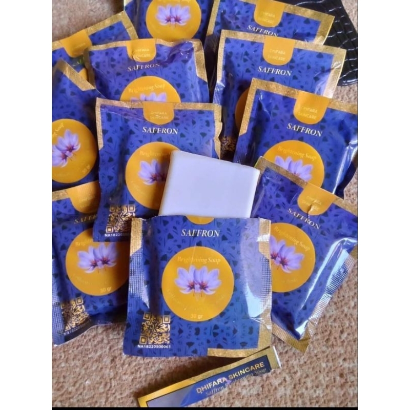 Ready Stok SAFFRON Brightening Soap/Kemasan baru/30gr