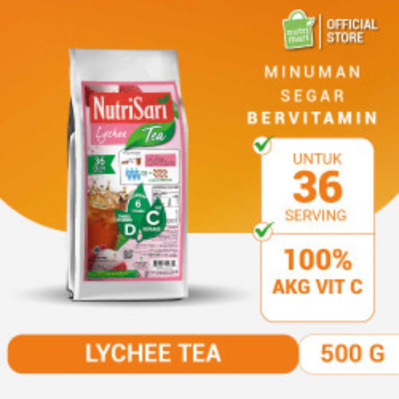 

NUTRISARI LYCHEE TEA REFILL 400 GRAM