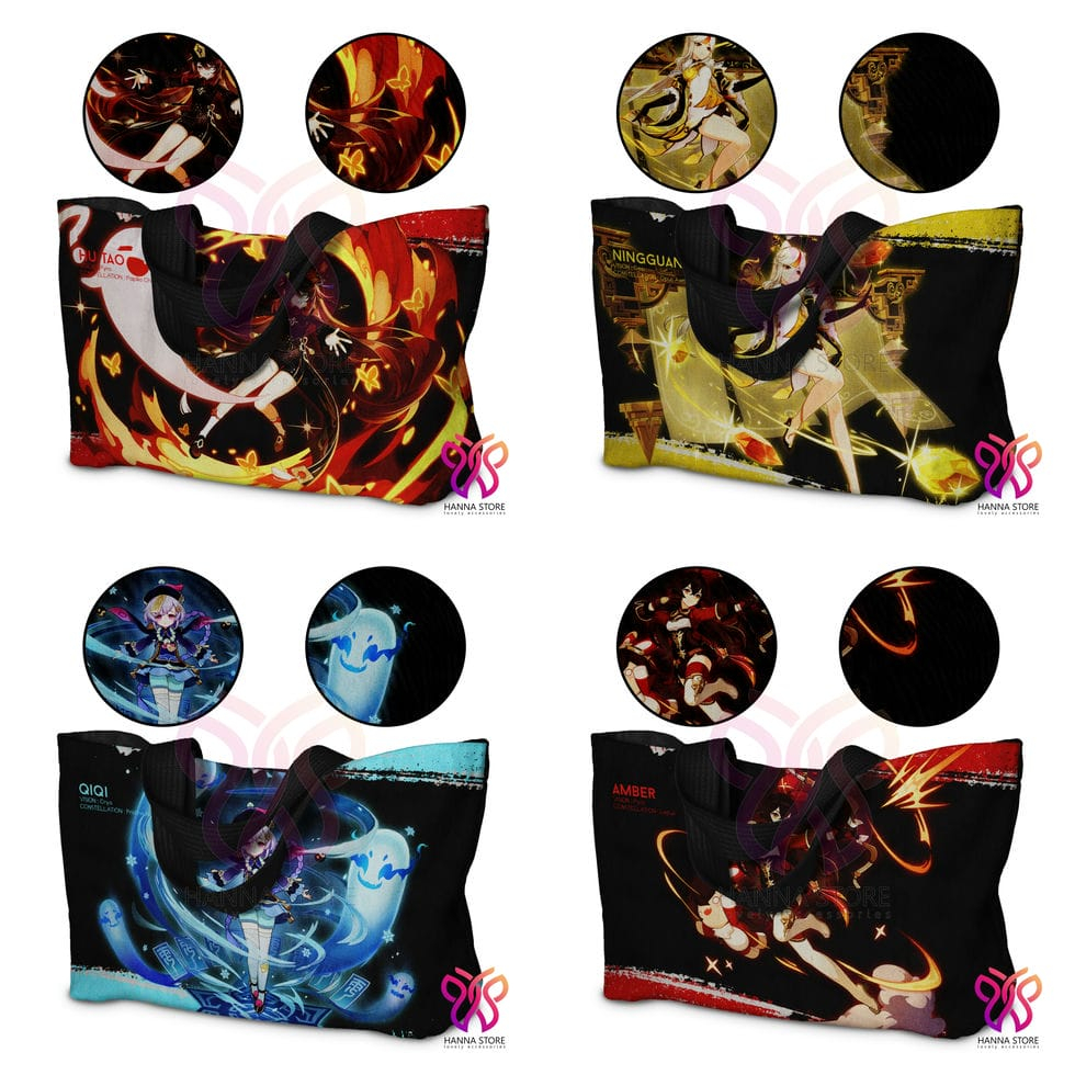 Tas Tote bag Besar Souvenir Anime gensin impact