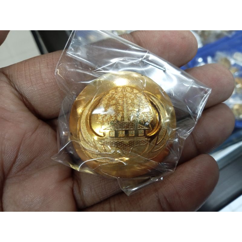 PIN KORPRI ASN PNS MODEL CEMBUNG GOLD MAGNET