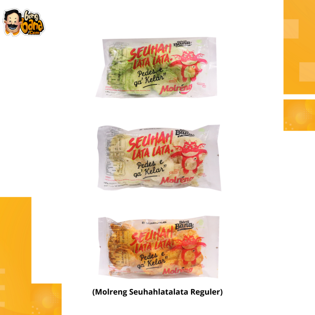 Keripik Molreng Kripik Molring Moring SeuhahLataLata Bang Bana - 1 Pack Isi 11 Pcs