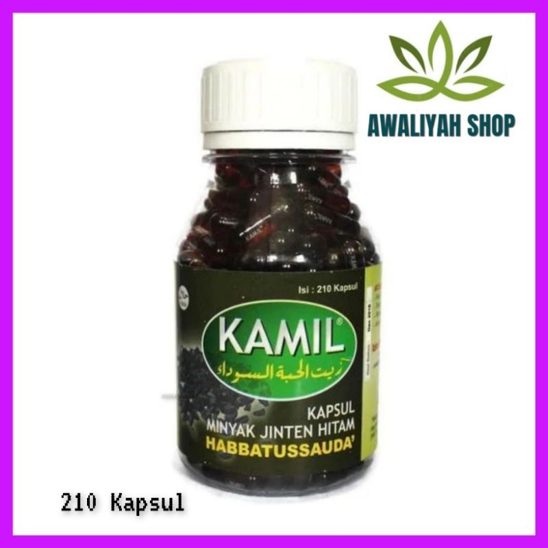 Kamil Habbatussauda Oil l Kamil Minyak Jinten Hitam 210 Kapsul | Kamil Habbatussauda 210 Kapsul
