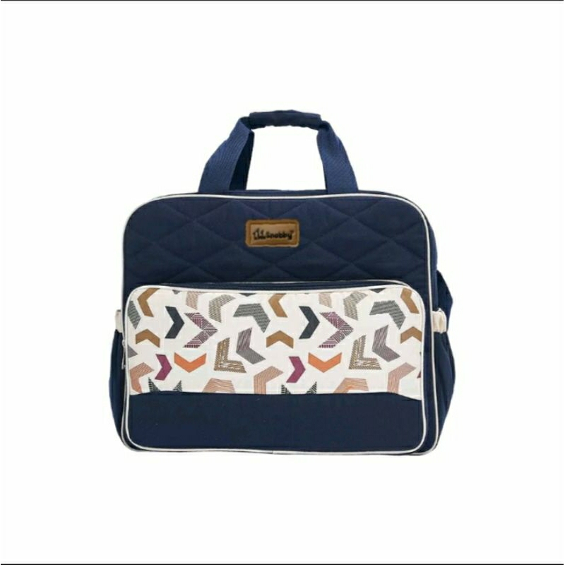 (Preloved Nett price) Snobby tas bayi besar artsy series saku print TPT5871