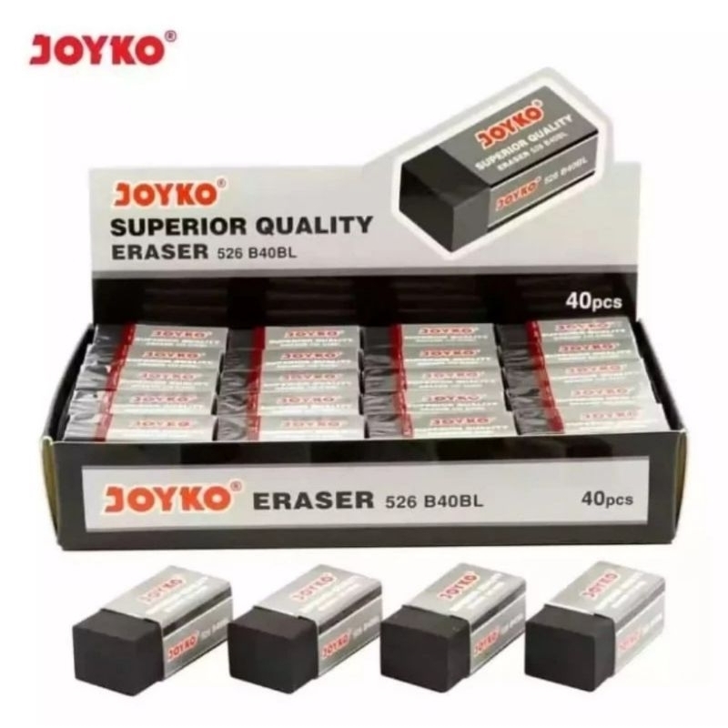 

Eraser / Penghapus Kecil Joyko 526 B40BL Hitam