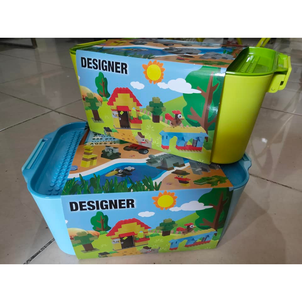 Mainan anak brick Building kit panlos brick designer