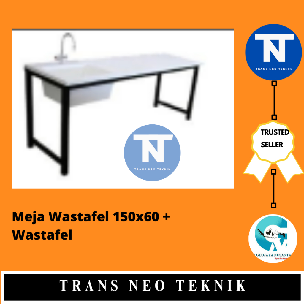 Meja Wastafel 150x60 + Wastafel