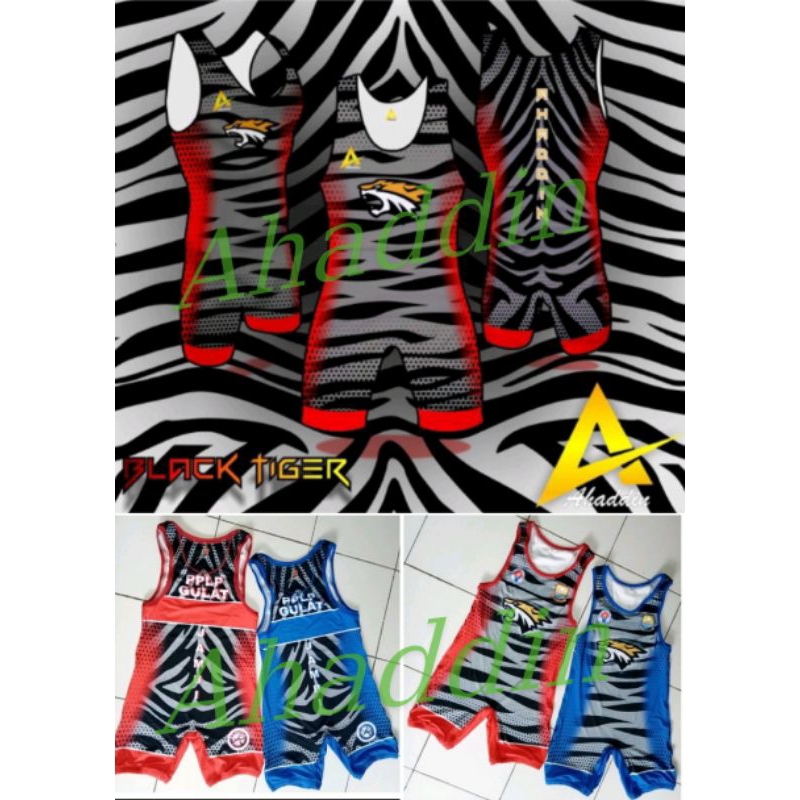BAJU GULAT - WRESTLING SINGLET. (Costom Design Sesuka Anda)