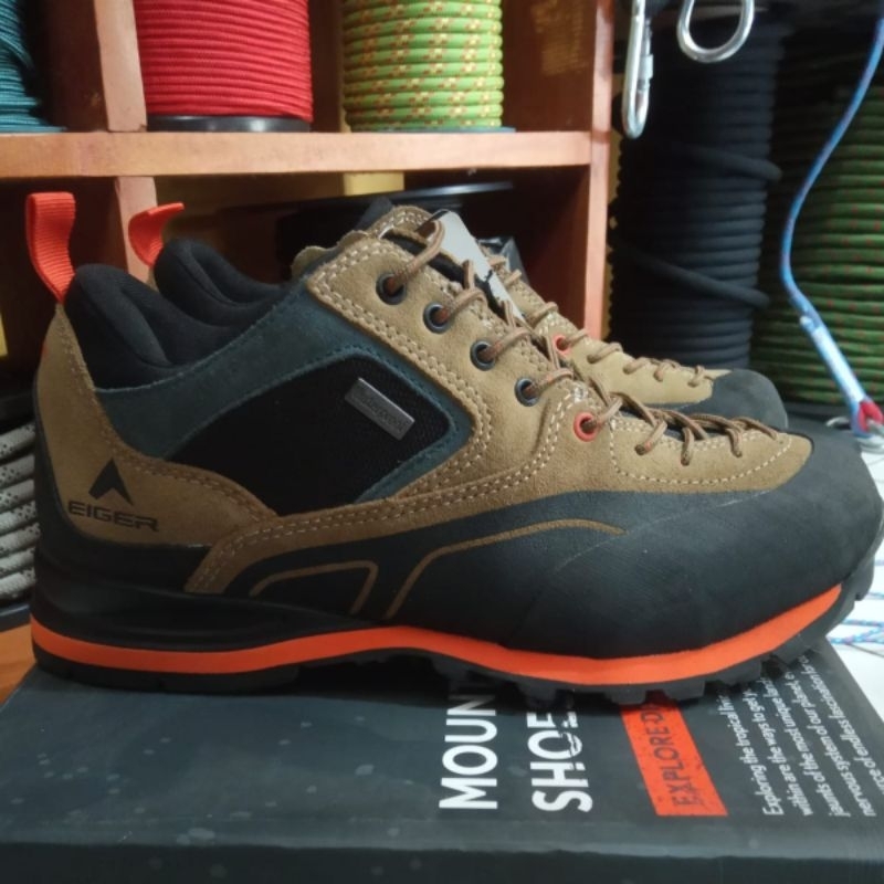 sepatu eiger1989 anaconda 2.5 shoes brown treaking trekking gunung camping