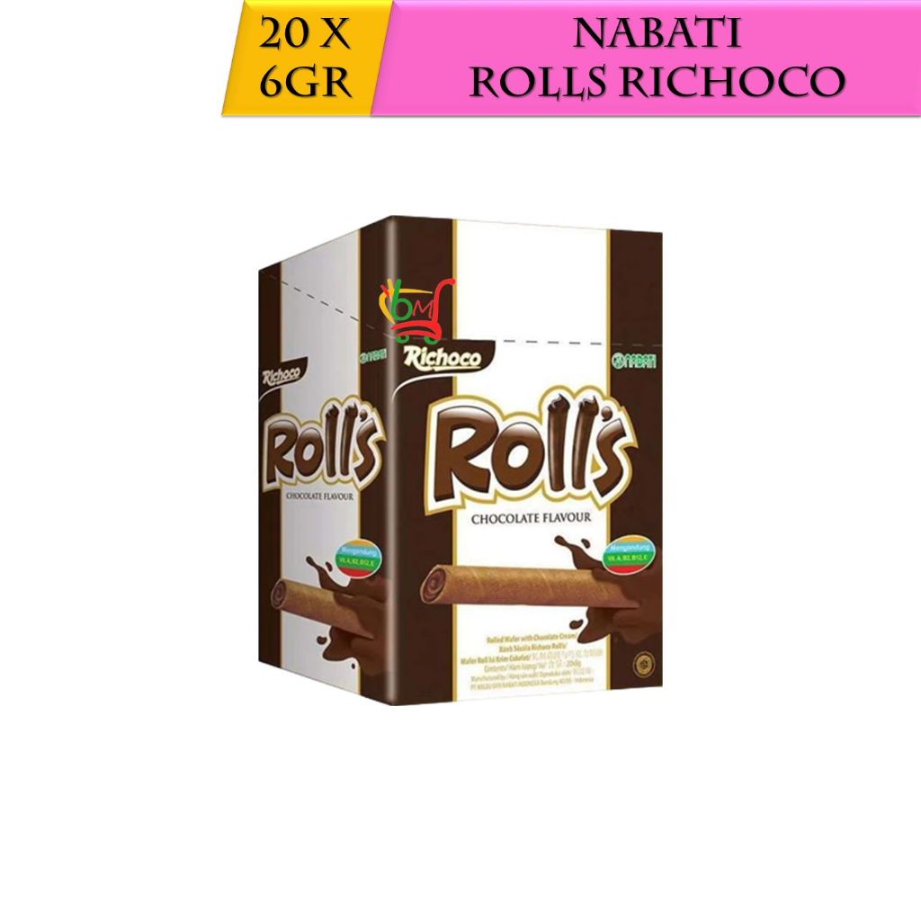 

Nabati Richoco Rolls Kemasan Box Isi 20 Pcs