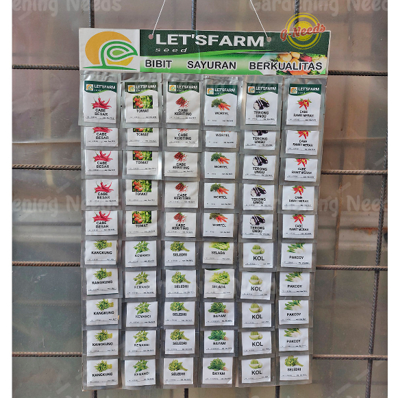 Bibit / Benih Sayuran Organik Eceran Berkualitas