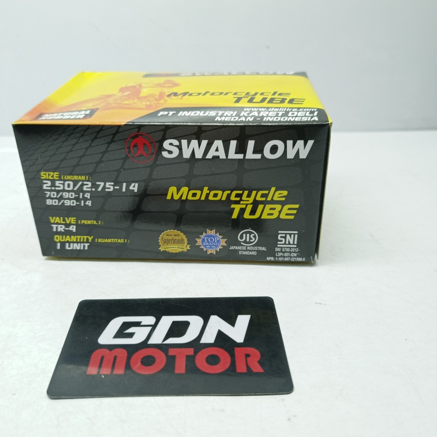 Ban Dalam Motor Ring 14 Swallow 250/275 14
