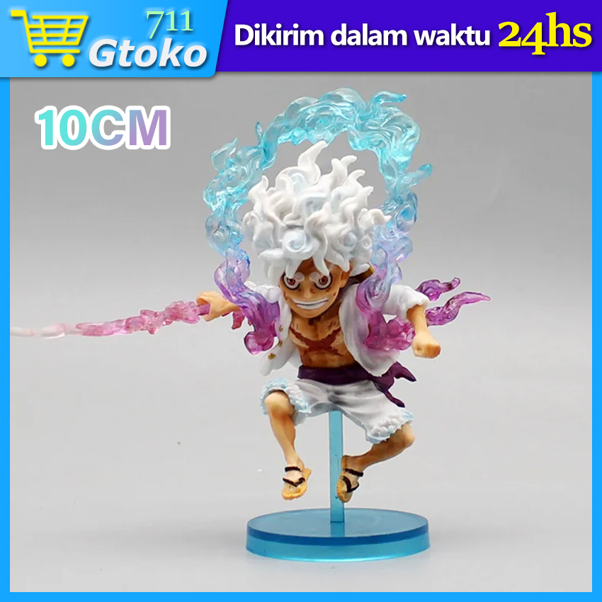 Nika Luffy Gear 5 Action Figure One Piece Sun God Nika Luffy 10 cm