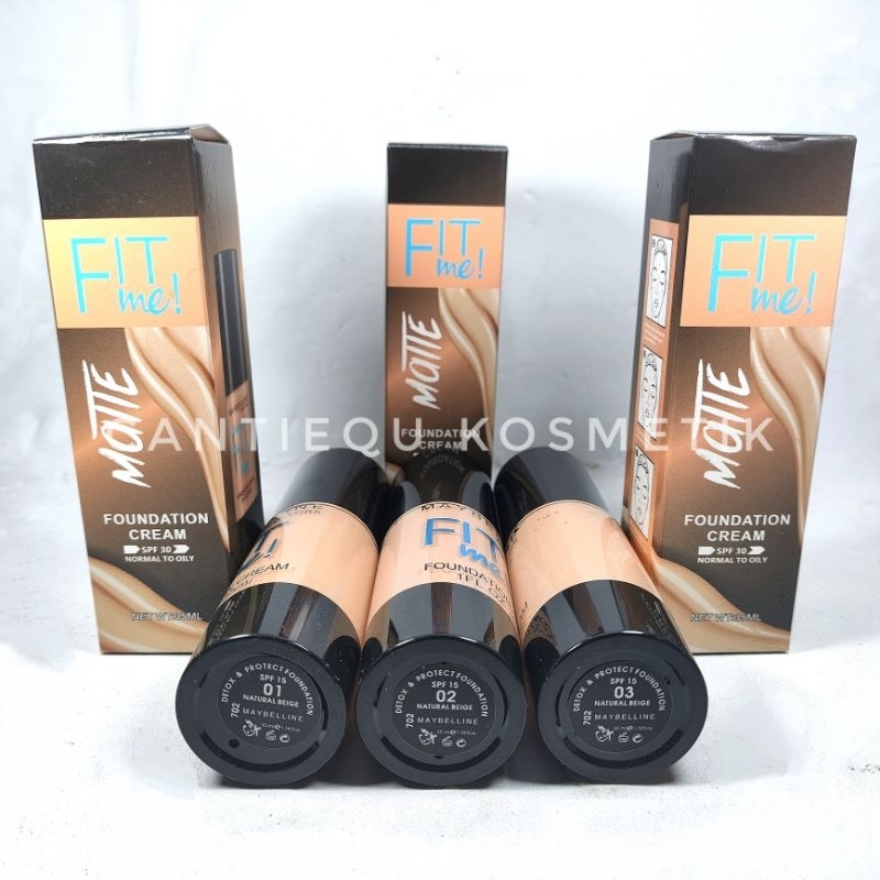 Cream Foundation FitMe Maybelline Matte