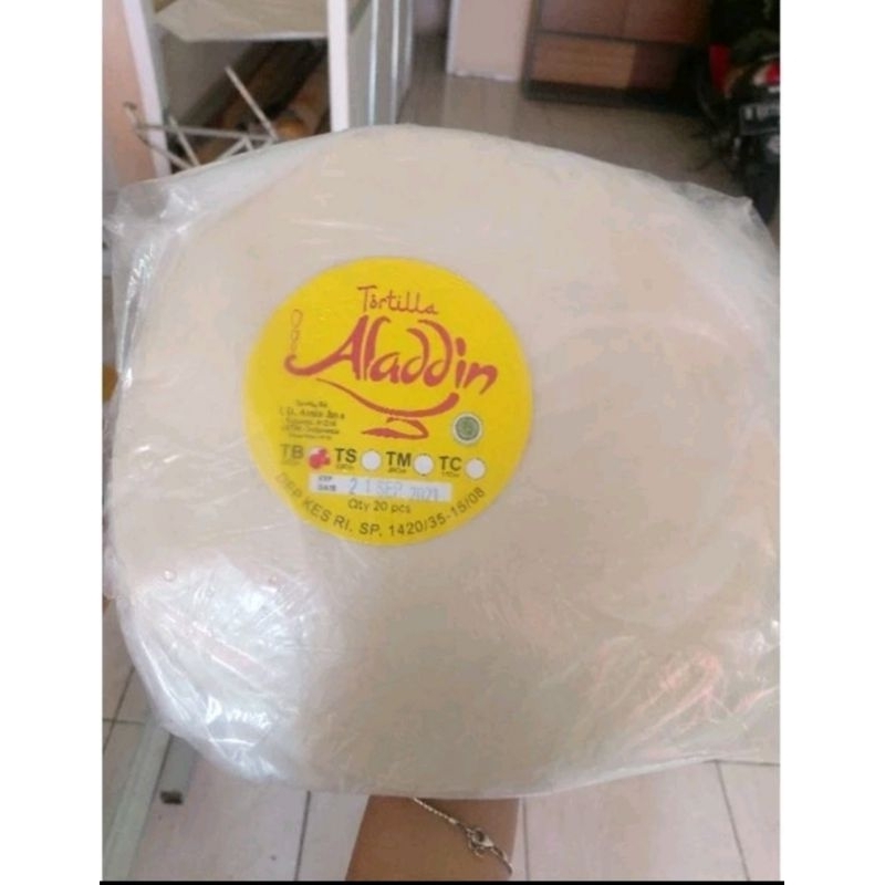 

Kulit tortila ukuran 25cm/kulit kebab/kulit twisty (KFC) isi 20pcs
