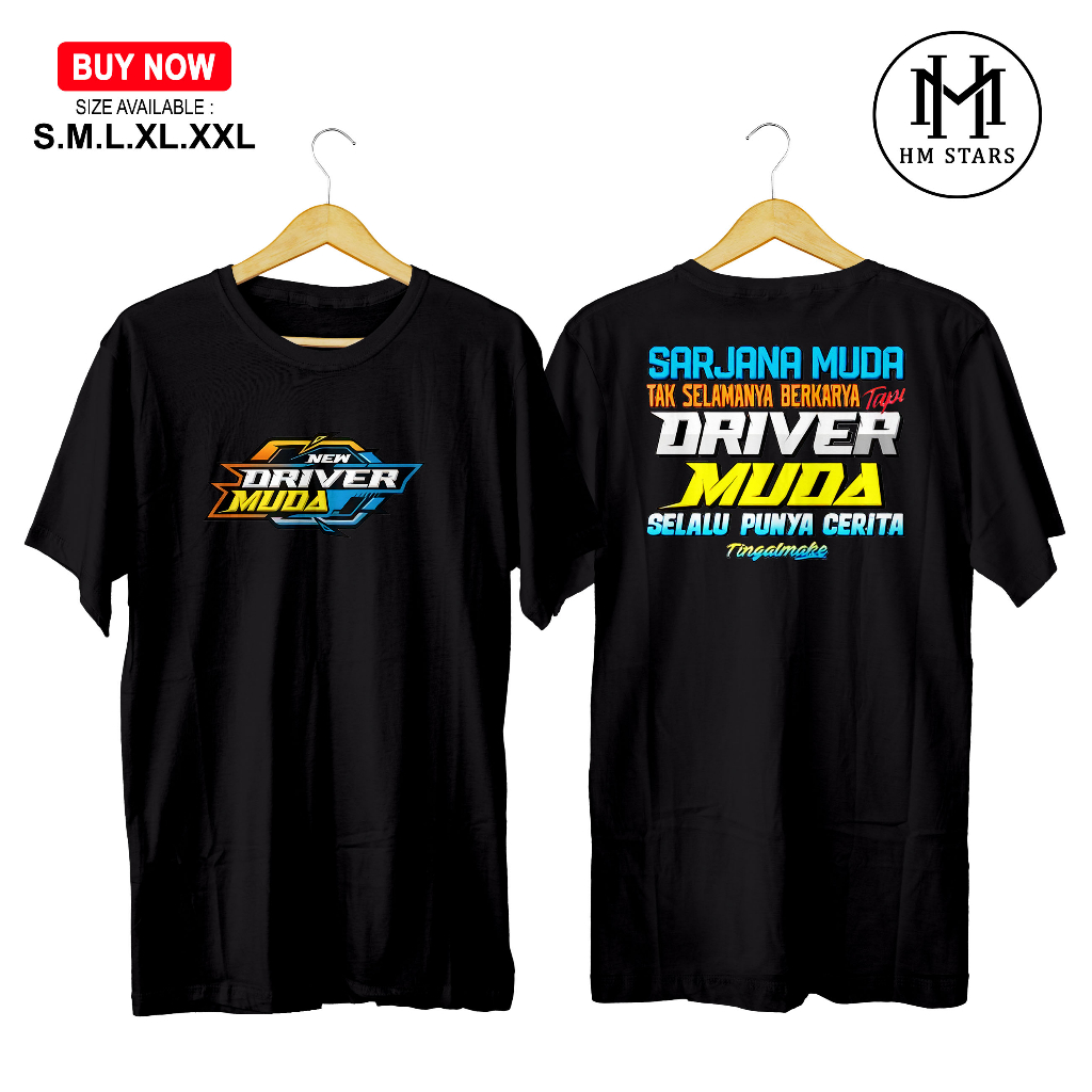 BAJU KAOS ATASAN DM DRIVER MUDA TERBARU - KAOS DRIVER MUDA PUNYA CERITA - KAOS DRIVER MUDA CERITA DI