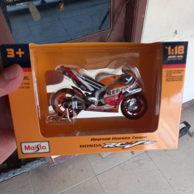 DIECAST MINIATUR MOTOGP HONDA REPSOL 1:18