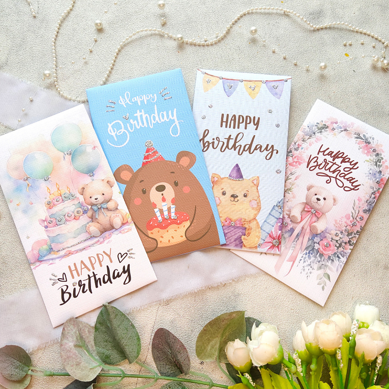 

READY STOK ANGPAO / AMPLOP / HONGPAO happy birthday Ulang tahun ultah Anak Cute