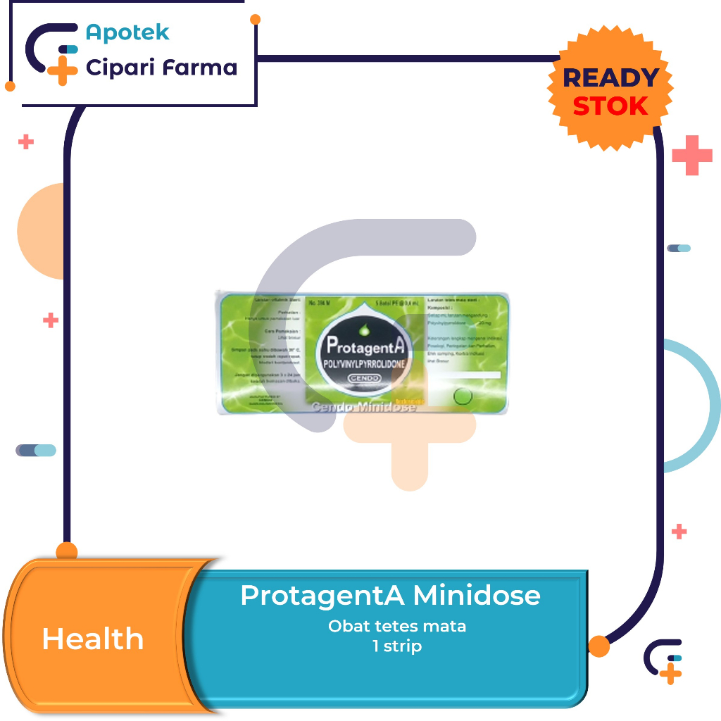 Cendo ProtagentA Minidose Cairan Obat Tetes Mata 1 Strip