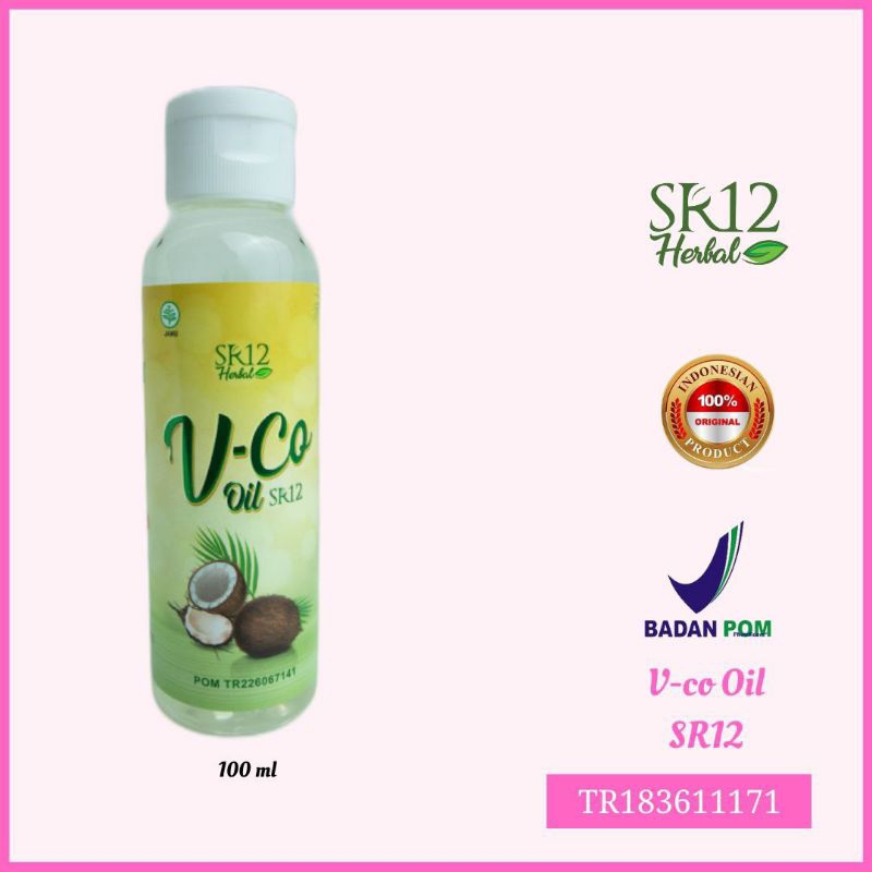 Vco SR12 untuk ruam popok Minyak bayi Biang keringat Minyak kelapa asli