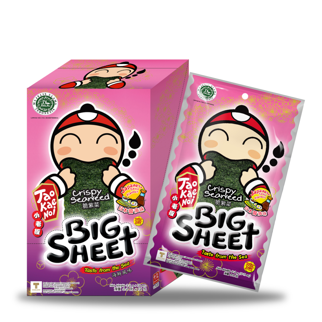 

TAO KAE NOI BIG SHEET/BIG ROLL ORIGINAL/HOTSPICY/JAPANESE SAUCE