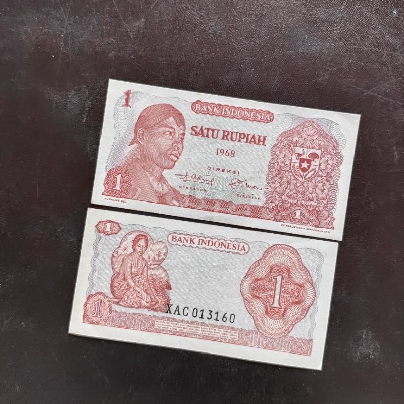 Koleksi Uang kuno 1 rupiah 1968
