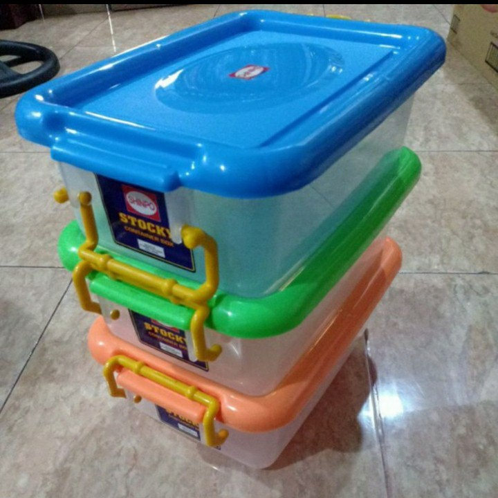 SHINPO CONTAINER BOX 4,5 LITER/CONTAINER PLASTIK/CONTAINER MURAH/STOCKY CONTAINER BOX CB 5 SIP 123-1