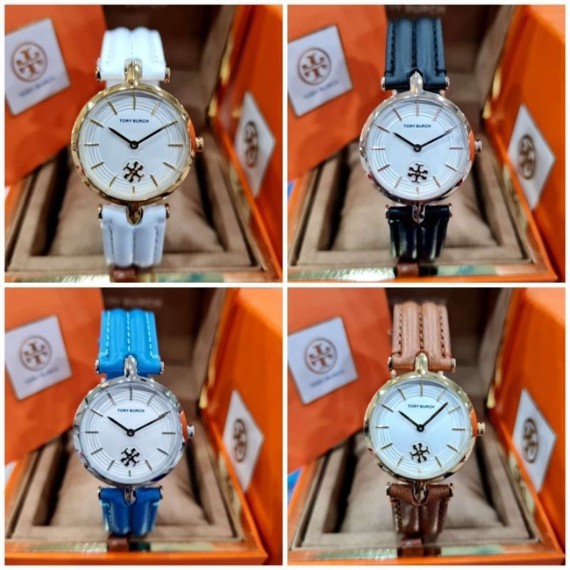 Tory Burch The Kira Leather TBW2040 TBW2042 TBW2043 Original Jam Tangan Wanita