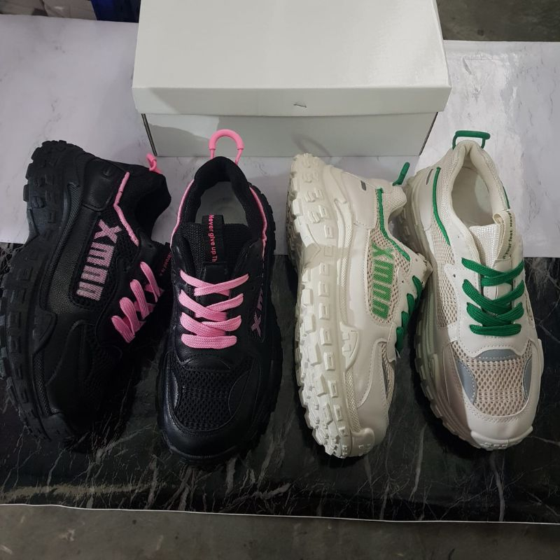 CUCI GUDANG GT-3003 Sepatu Wanita Import NNMX Robot Sneakers