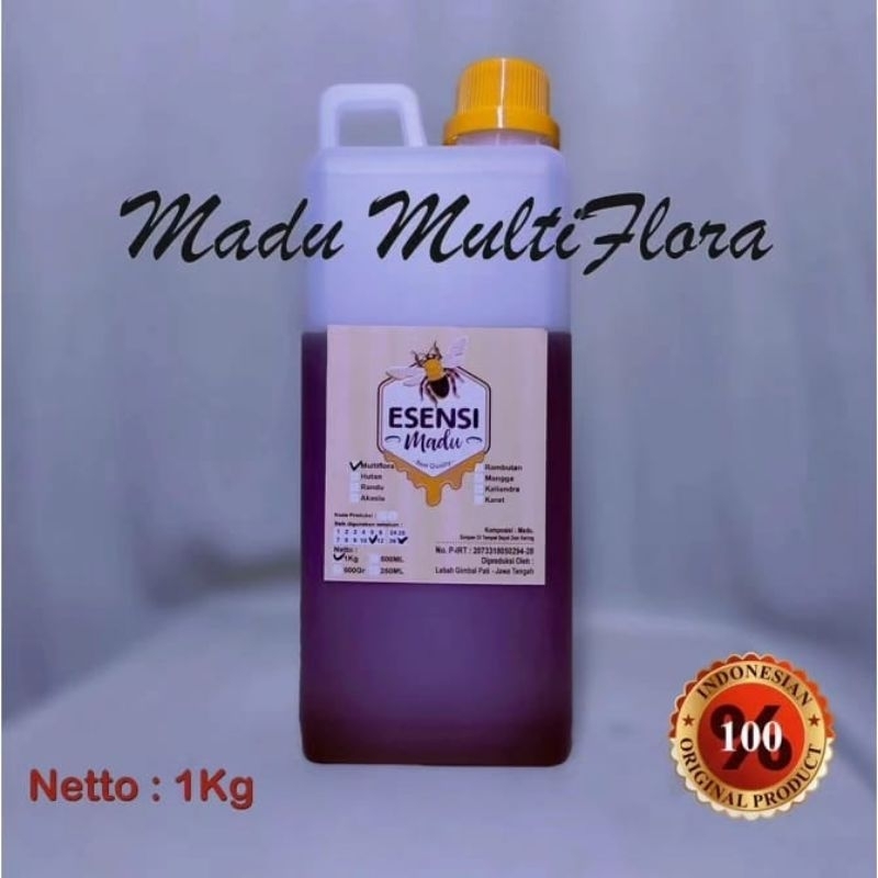 

madu ASLI multi flora 1kg