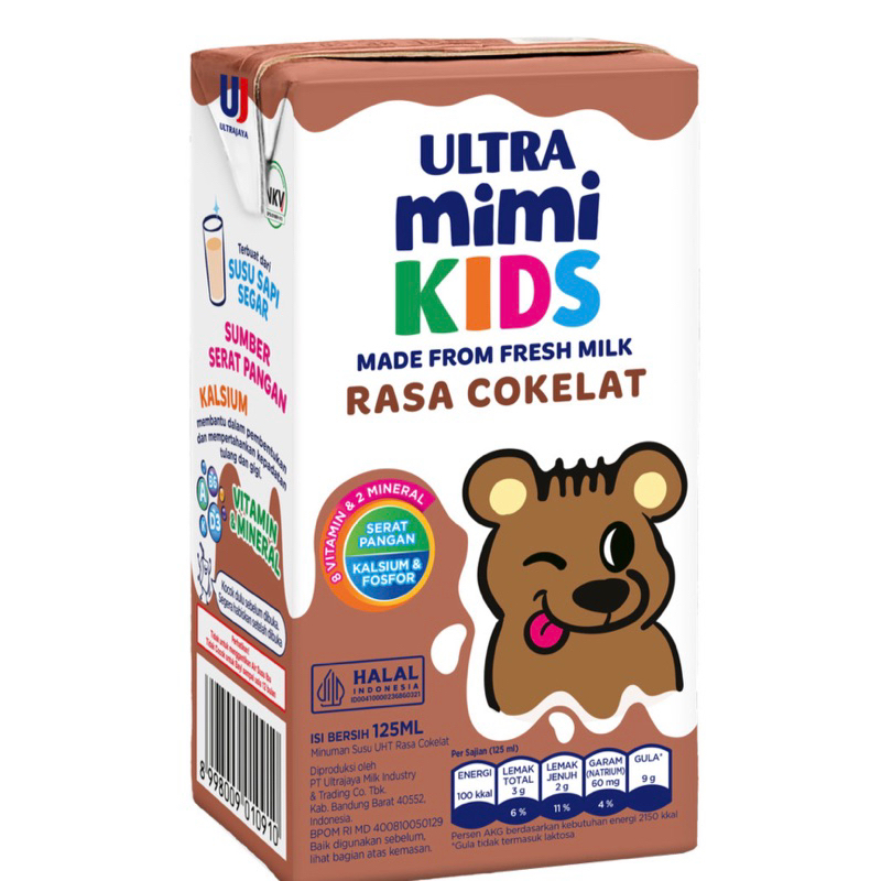 

Ultra Mimi Susu UHT Cokelat 125mL