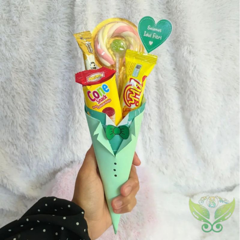 

Pouch Snack Mini Kerucut - Bouquet Unik