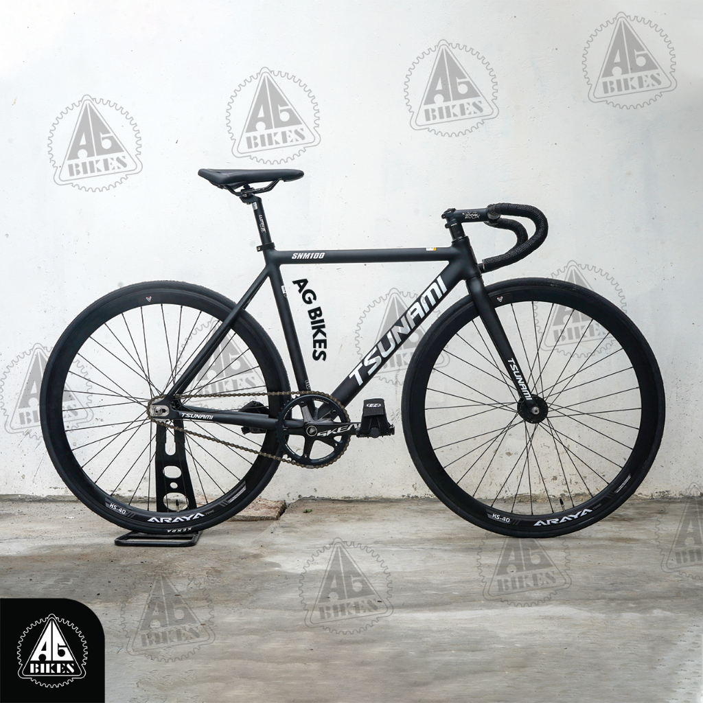 Paket Hemat Fullbike Sepeda Fixie Tsunami SNM100