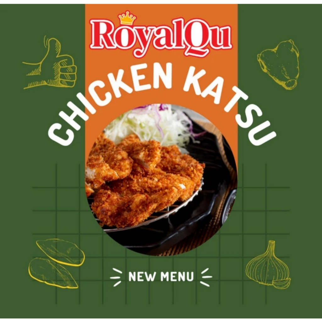 

ROYALQU Ayam Katau Chicken Katsu | Ayam Goreng Bento Praktis