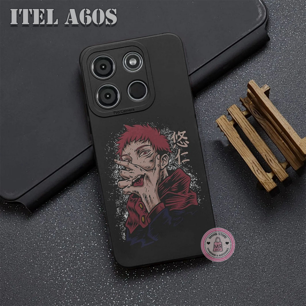 Case Procamera ITEL A60 / ITEL A60S  Silicone TPU Case Sofcase Fashion  CUTE AND KREN  Happy For Typ