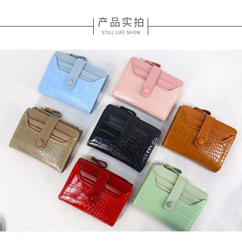 wallet wanita import fashion dompet wanita kulit leather croco az6049 terlaris best seller