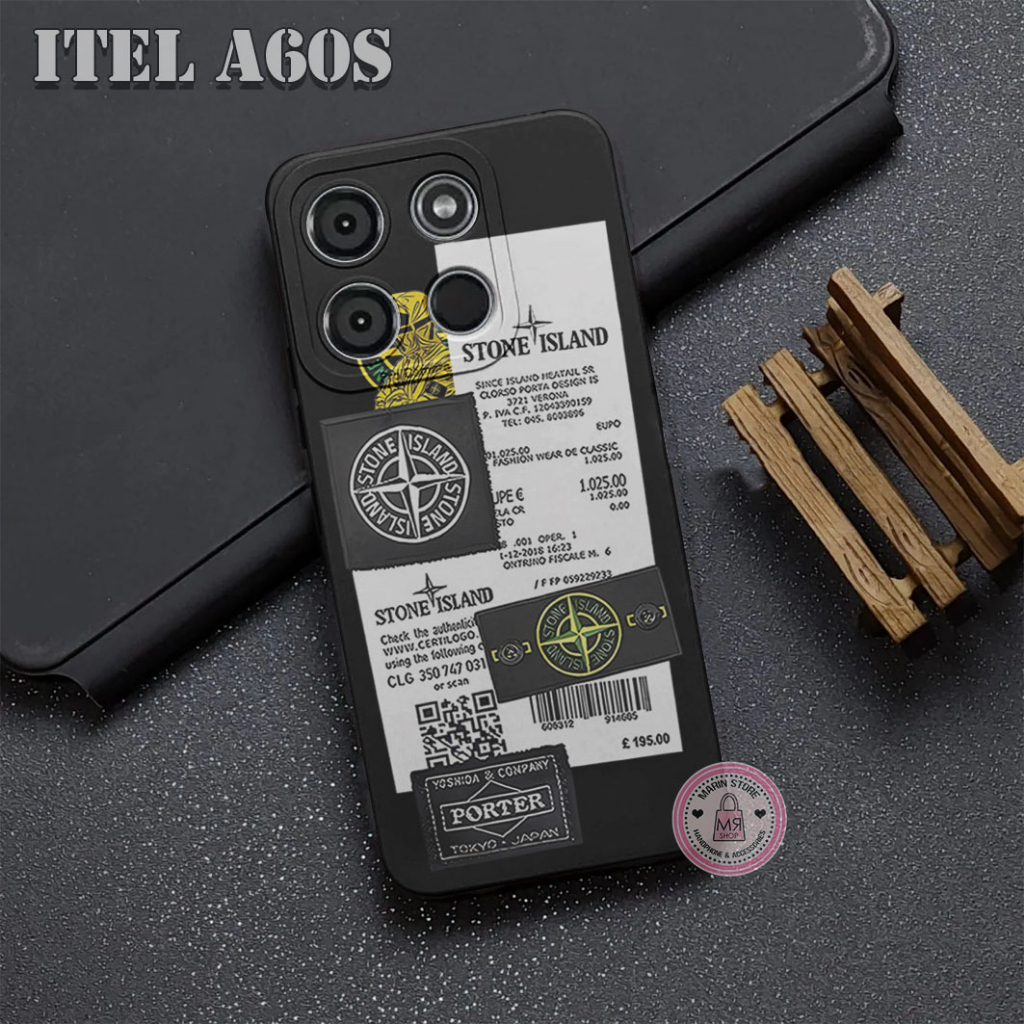 Case Procamera ITEL A60 / ITEL A60S  Silicone TPU Case Sofcase Fashion  CUTE AND KREN  Happy For Typ